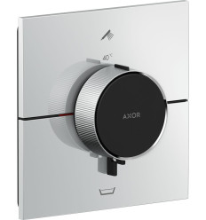 Bateria termostatyczna do 2 odbiorników zgodna z normą EN 1717, kwadratowa, podtynkowa AXOR ShowerSelect ID Axor (36753000)