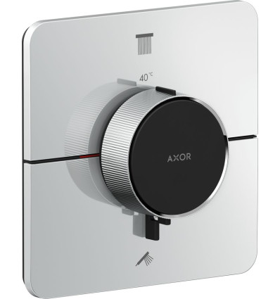 Bateria termostatyczna do 2 odbiorników, softsquare, podtynkowa Chrom AXOR ShowerSelect ID Axor (36754000)