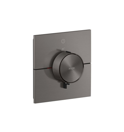 Bateria termostatyczna do 1 odbiornika, kwadratowa, podtynkowa Czarny Chrom Szczotkowany AXOR ShowerSelect ID Axor (36757340)