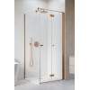 Kabina prysznicowa 80x70 Nes Brushed Copper KDJ B Radaway (10025080-93-01R + 10039070-01-01)