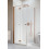 Kabina prysznicowa 80x70 Nes Brushed Copper KDJ B Radaway (10025080-93-01L + 10039070-01-01)