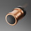 Kabina prysznicowa 80x70 Nes Brushed Copper KDJ B Radaway (10025080-93-01L + 10039070-01-01)