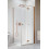 Kabina prysznicowa 80x70 Nes Brushed Copper KDJ B Radaway (10025080-93-01R + 10039070-01-01)