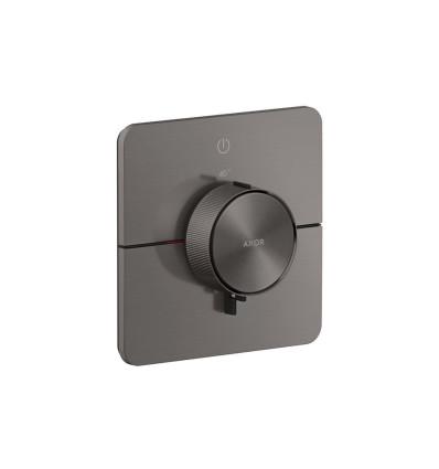 Bateria termostatyczna do 1 odbiornika, softsquare, podtynkowa Czarny Chrom Szczotkowany AXOR ShowerSelect ID Axor (36758340)