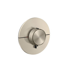 Bateria termostatyczna HighFlow, okrągła, podtynkowa Nikiel Szczotkowany AXOR ShowerSelect ID Axor (36759820)