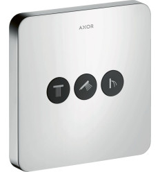 Zawór odcinający do 3 odbiorników, softsquare, podtynkowy Stal Szlachetna Optyczna AXOR ShowerSelect Axor (36773800)