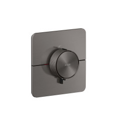 Bateria termostatyczna HighFlow, softsquare, podtynkowa Czarny Chrom Szczotkowany AXOR ShowerSelect ID Axor (36775340)