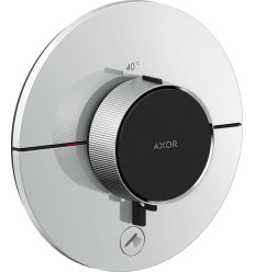 Bateria termostatyczna HighFlow do 1 odbiornika z dodatkowym wyjściem, okrągła, podtynkowa AXOR ShowerSelect ID Axor (36776000)