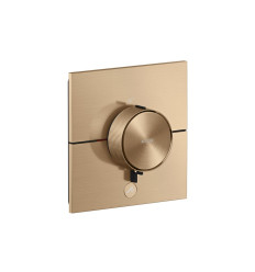Bateria termostatyczna HighFlow do 1 odbiornika z dodatkowym wyjściem, kwadratowa, AXOR ShowerSelect ID Axor (36777140)