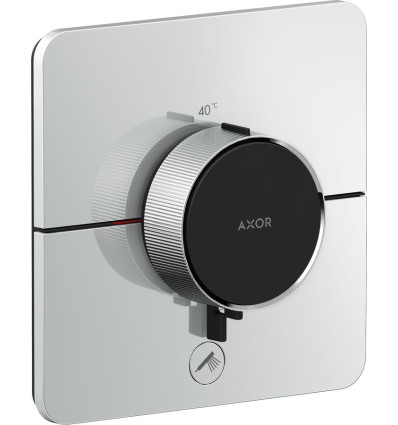 Bateria termostatyczna HighFlow do 1 odbiornika z dodatkowym wyjściem, softsquare, AXOR ShowerSelect ID Axor (36778000)