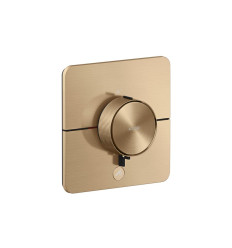 Bateria termostatyczna HighFlow do 1 odbiornika z dodatkowym wyjściem, softsquare, AXOR ShowerSelect ID Axor (36778140)