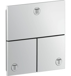 Zawór odcinający do 3 odbiorników, kwadratowy, podtynkowy Chrom AXOR ShowerSelect ID Axor (36780000)