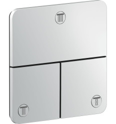 Zawór odcinający do 3 odbiorników, softsquare, podtynkowy Chrom AXOR ShowerSelect ID Axor (36781000)