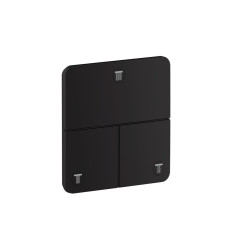 Zawór odcinający do 3 odbiorników, softsquare, podtynkowy Czarny Matowy AXOR ShowerSelect ID Axor (36781670)