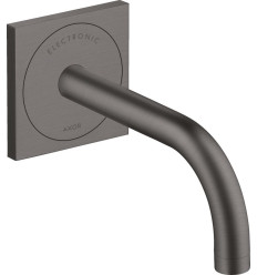 Elektroniczna bateria umywalkowa z wylewką 165 mm, ścienna, podtynkowa Czarny Chrom Szczotkowany AXOR Uno Axor (38119340)