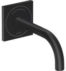 Elektroniczna bateria umywalkowa z wylewką 165 mm, ścienna, podtynkowa Czarny Matowy AXOR Uno Axor (38119670)