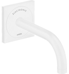 Elektroniczna bateria umywalkowa z wylewką 165 mm, ścienna, podtynkowa Biały Matowy AXOR Uno Axor (38119700)
