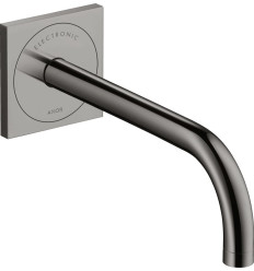 Elektroniczna bateria umywalkowa z wylewką 225 mm, ścienna, podtynkowa Czarny Chrom Polerowany AXOR Uno Axor (38120330)