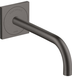 Elektroniczna bateria umywalkowa z wylewką 225 mm, ścienna, podtynkowa Czarny Chrom Szczotkowany AXOR Uno Axor (38120340)