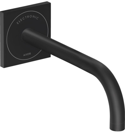 Elektroniczna bateria umywalkowa z wylewką 225 mm, ścienna, podtynkowa Czarny Matowy AXOR Uno Axor (38120670)