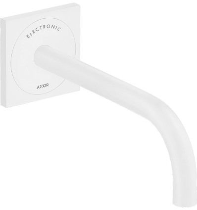 Elektroniczna bateria umywalkowa z wylewką 225 mm, ścienna, podtynkowa Biały Matowy AXOR Uno Axor (38120700)