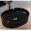 Umywalka nablatowa Nadia 50 Black Stone Rea (REA-U9240)