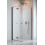 Kabina prysznicowa 80x70 Nes Brushed GunMetal KDJ B Radaway (10025080-92-01L + 10039070-01-01)