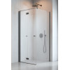 Kabina prysznicowa 80x70 Nes Brushed GunMetal KDJ B Radaway (10025080-92-01L + 10039070-01-01)