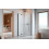Kabina prysznicowa 80x70 Nes Brushed GunMetal KDJ B Radaway (10025080-92-01L + 10039070-01-01)