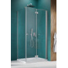 Kabina prysznicowa 80x70 Nes Brushed Nickel KDJ B Radaway (10025080-91-01R + 10039070-01-01)