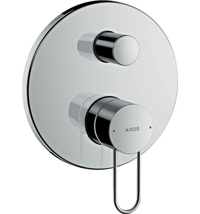 Jednouchwytowa bateria wannowa z uchwytem Loop, podtynkowa Chrom AXOR Uno Axor (38426000)