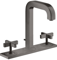 3-otworowa bateria umywalkowa 170 z uchwytami krzyżowymi, płytką i wylewką 140 mm z kompletem AXOR Citterio Axor (39134340)