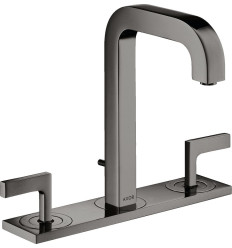3-otworowa bateria umywalkowa 170 z uchwytami jednoramiennymi, płytką i wylewką 140 mm z AXOR Citterio Axor (39136330)