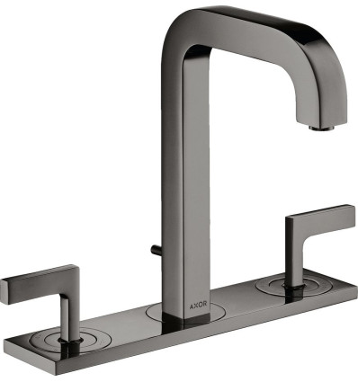 3-otworowa bateria umywalkowa 170 z uchwytami jednoramiennymi, płytką i wylewką 140 mm z AXOR Citterio Axor (39136330)