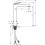 Jednouchwytowa bateria umywalkowa 280 do umywalek nablatowych z niezamykanym kompletem AXOR Citterio Axor (39151820)