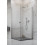Kabina prysznicowa 80x80 Nes Brushed Nickel KDD I Radaway (10021080-91-01L + 10021080-91-01R)
