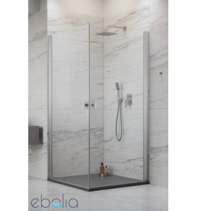 Kabina prysznicowa 80x80 Nes Brushed Nickel KDD I Radaway (10021080-91-01L + 10021080-91-01R)