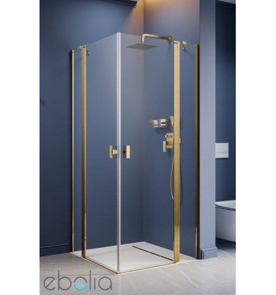 Kabina prysznicowa 80x80 Nes Gold KDD II Radaway (10031080-09-01L + 10031080-09-01R)