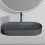 Umywalka nablatowa Iris 71 Grey Matt Rea (REA-U4306)