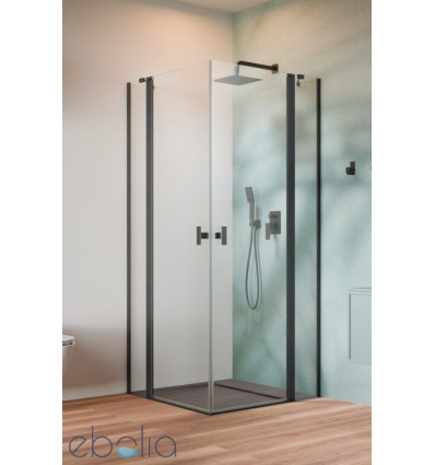 Kabina prysznicowa 80x80 Nes Brushed GunMetal KDD II Radaway (10031080-92-01L + 10031080-92-01R)