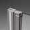 Kabina prysznicowa 80x80 Nes Brushed Nickel KDD II Radaway (10031080-91-01L + 10031080-91-01R)