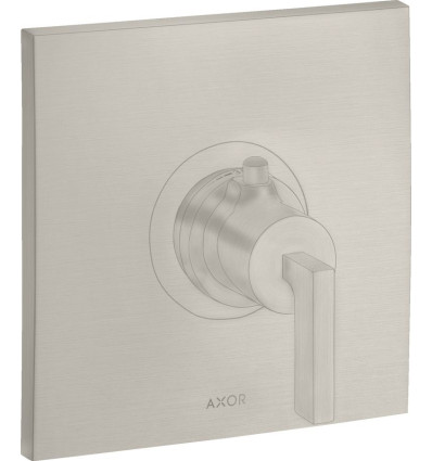 Bateria termostatyczna HighFlow z uchwytem jednoramiennym, podtynkowa Stal Szlachetna Optyczna AXOR Citterio Axor (39711800)