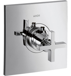 Bateria termostatyczna HighFlow z uchwytem krzyżowym, podtynkowa Chrom AXOR Citterio Axor (39716000)