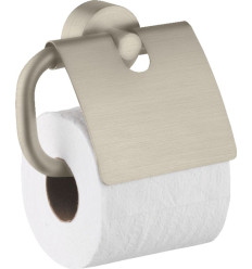Uchwyt na papier toaletowy z osłoną Nikiel Szczotkowany AXOR Uno Axor (41538820)