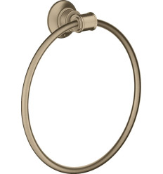 Wieszak na ręcznik typu Ring Nikiel Szczotkowany AXOR Montreux Axor (42021820)