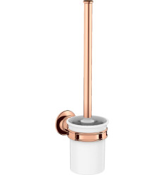 Szczotka do WC z pojemnikiem, ścienna Czerwony Złoty Polerowany AXOR Montreux Axor (42035300)