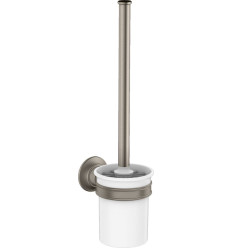 Szczotka do WC z pojemnikiem, ścienna Stal Szlachetna Optyczna AXOR Montreux Axor (42035800)