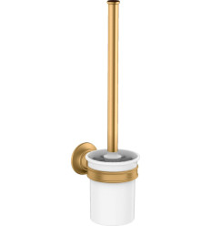 Szczotka do WC z pojemnikiem, ścienna Mosiądz Szczotkowany AXOR Montreux Axor (42035950)