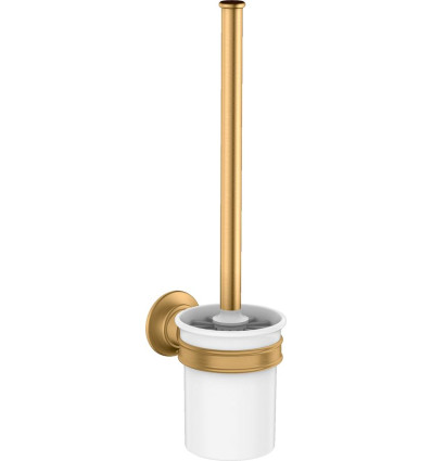 Szczotka do WC z pojemnikiem, ścienna Mosiądz Szczotkowany AXOR Montreux Axor (42035950)