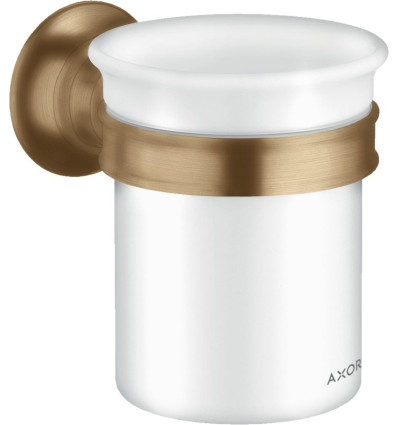 Kubek na szczoteczki do zębów Brąz Szczotkowany AXOR Montreux Axor (42134140)